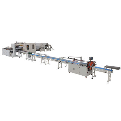สายการผลิตกระดาษชำระ Xinyun PLC Multi Rolls Pleating paper 18KW
