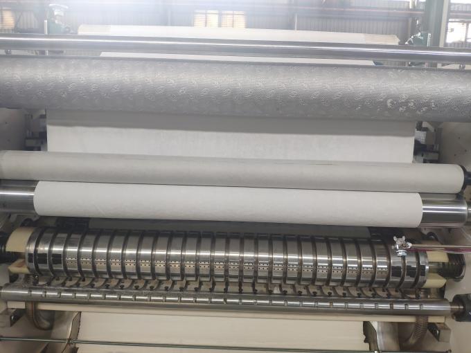 เครื่องพับกระดาษเช็ดมือแบบ Interfold พร้อมสายการผลิตเครื่องบรรจุถุง 3