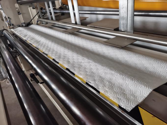 ดีไซน์สวย Dot To Dot Lamination กระดาษผ้าเช็ดครัวถักเครื่อง 4