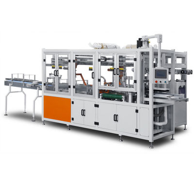 เครื่องบรรจุผ้าชําระแบบอัตโนมัติแบบ PLC 18 กระเป๋า/นาที