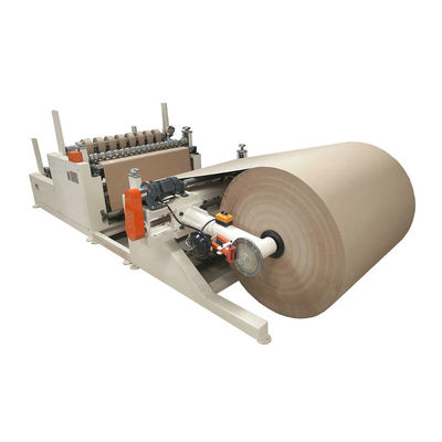 เครื่องตัดกระดาษครัฟต์แบบม้วนขนาดที่กําหนดเอง 100-140m/Min jumbo roll slitter rewinder