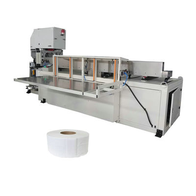 อัตโนมัติ Maxi กระดาษชําระกระดาษ Tissue Roll แบนด์ ผงตัดเครื่องจักร กว้างใหญ่ 150-300mm ปรับ