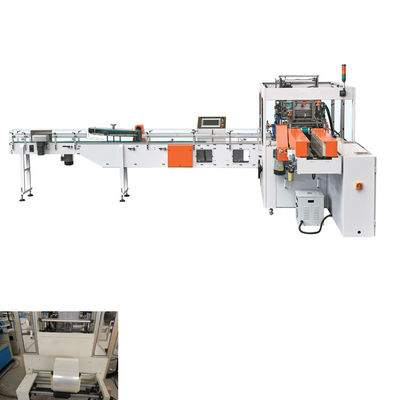 เครื่องบรรจุทิชชู่กระดาษเช็ดหน้าแบบห่อฟิล์ม CPP ที่ปรับแต่งได้